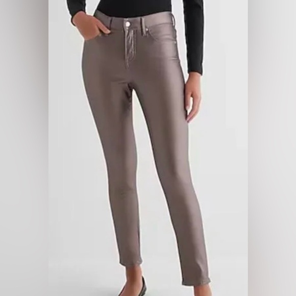 Express Denim - Rose Gold Metalic pants by Express NWT